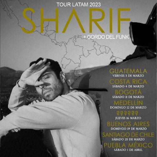Concierto de Sharif en Ciudad de Guatemala 2023