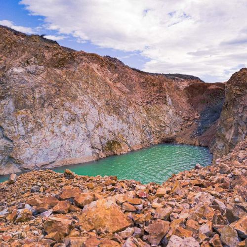 Laguna en Aldea Cerro Gordo
