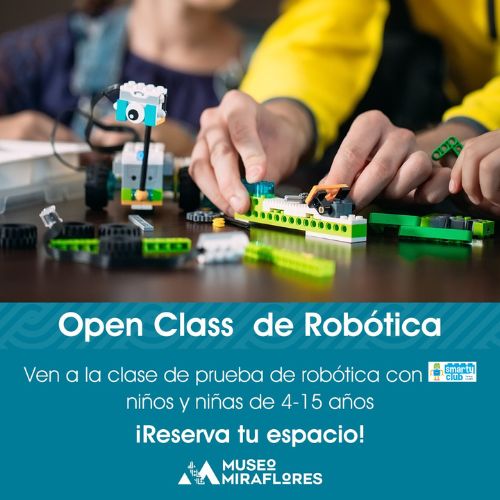 Open class de robótica en Museo Miraflores