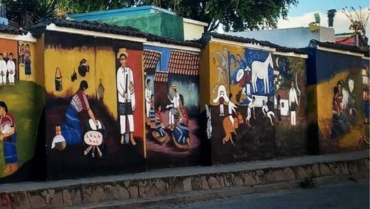 Tour cultural y taller de pintura en San Juan Comalapa Enero 2022
