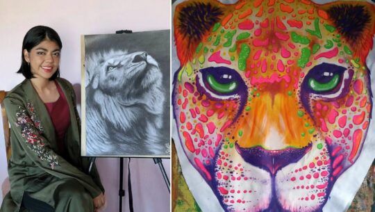 Valery Paiz, la joven guatemalteca que diseñó el jaguar del traje nacional de Ivana Batchelor