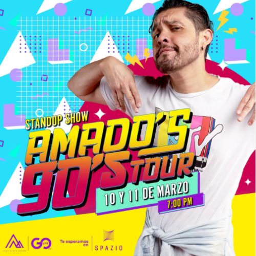Amados 90's Tour, show de comedia de Juan Pablo Amado en Guatemala 2023