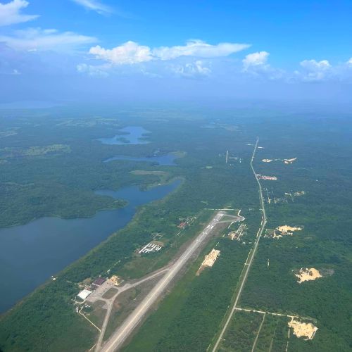 Avión de National Geographic arribó en Petén en 2023