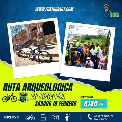 Bicitour arqueológico en Ciudad de Guatemala 2023