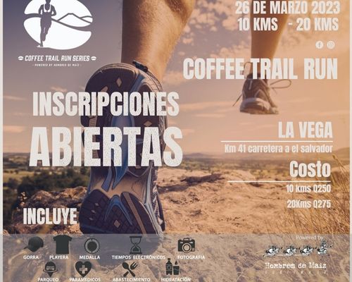 Carrera de senderos Coffee Trail en Guatemala 2023