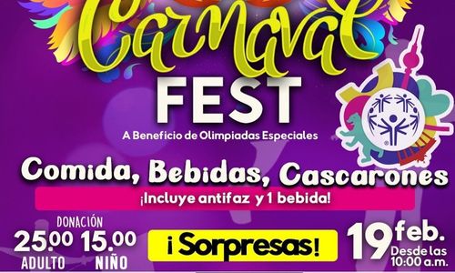 Celebración del carnaval a beneficio de Olimpiadas Especiales 2023