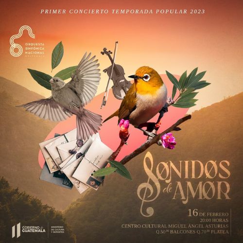 Concierto «Sonidos de Amor» de la Orquesta Sinfónica de Guatemala 2023