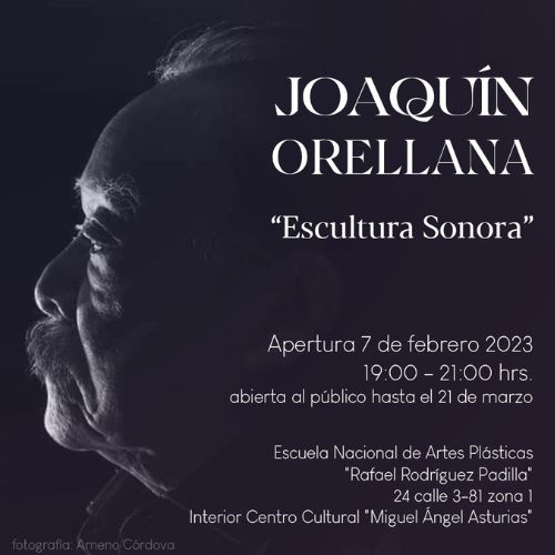 «Escultura Sonora», exposición de Joaquín Orellana en Guatemala 2023