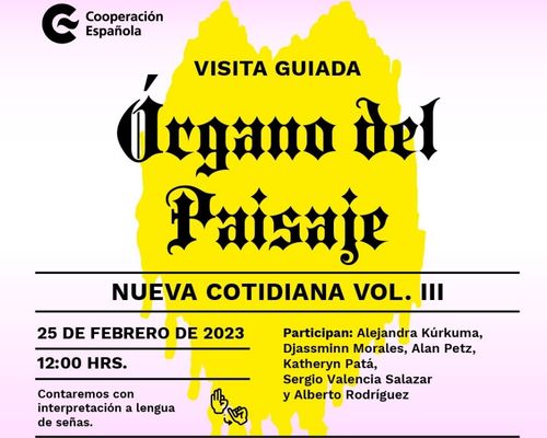 Exposición de arte «Órgano del Paisaje» en Guatemala 2023