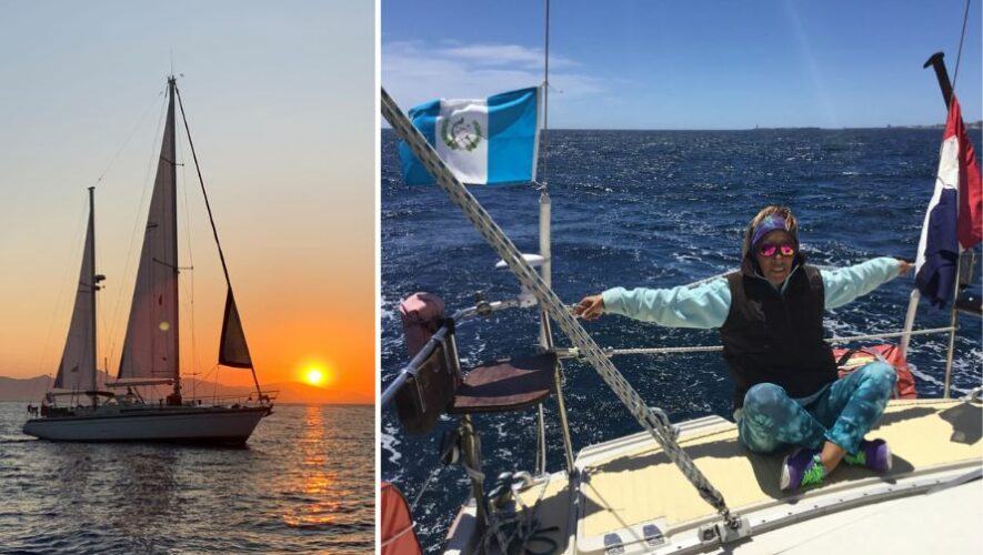 La guatemaltLa guatemalteca Rosamaria Castillo-Benoist atravesó el Atlántico en velero junto a su esposoeca Rosamaria Castillo-Benoist atravezó el Atlántico en velero junto a su esposo