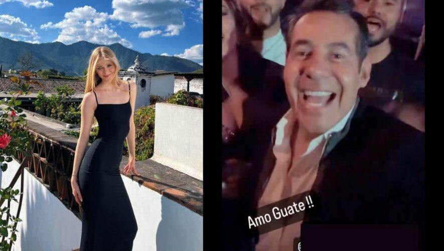 Loreto Peralta y Yordi Rosado en Guatemala, febrero 2023