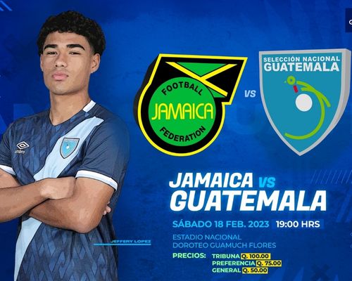Partido de Jamaica vs Guatemala, octavos de final Premundial Sub-17 Concacaf 2023