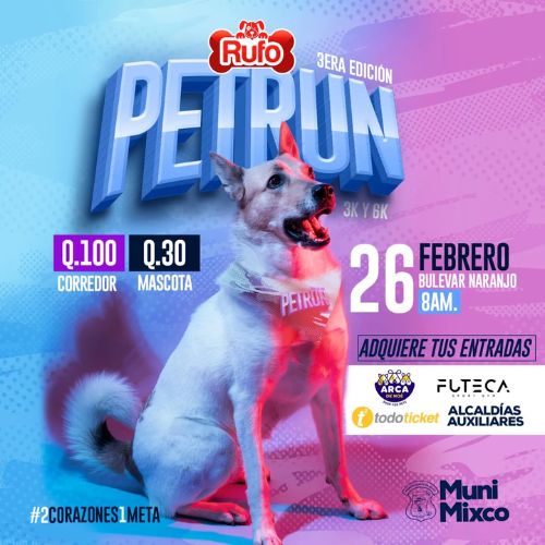Pet Run, carrera con mascotas en Mixco 2023