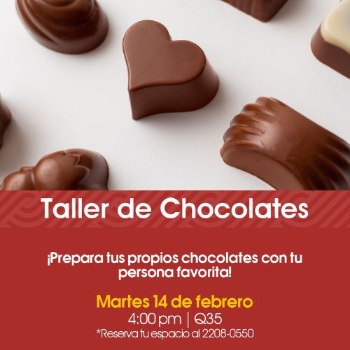 Taller de chocolates en Ciudad de Guatemala 2023