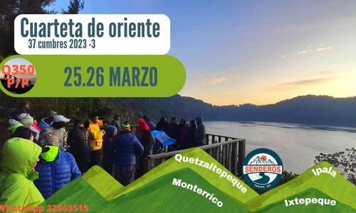 Ascenso a los volcanes Quetzaltepeque, Ipala, Monterrico e Ixtepeque 2023