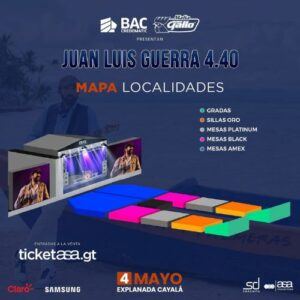 Concierto de Juan Luis Guerra en Guatemala