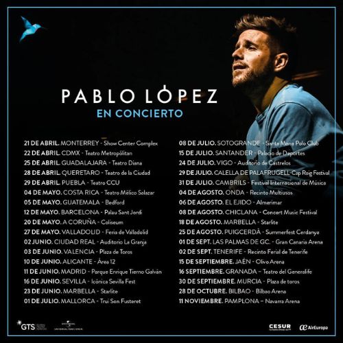 Concierto de Pablo López en Ciudad Guatemala 2023