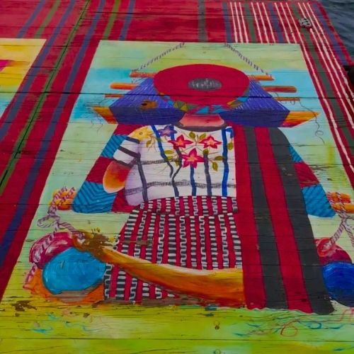 El muelle que rinde homenaje a artesanos guatemaltecos