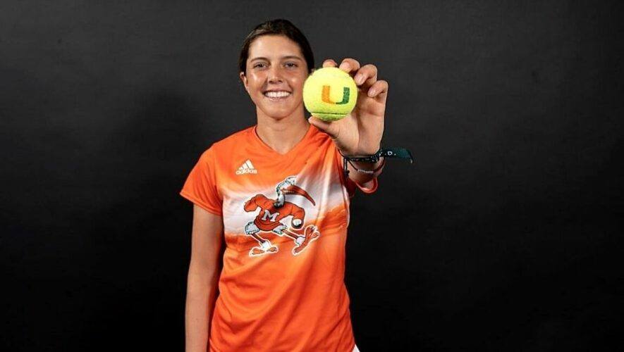 Gabriela Rivera demuestra su talento con la Universidad de Miami, en Estados Unidos