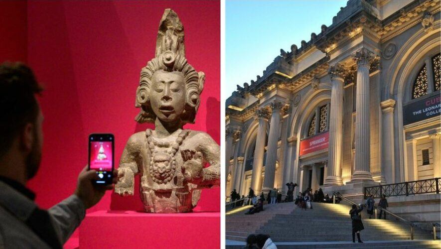 La exposición «Las vidas de los dioses La divinidad del arte maya» que se realiza en Nueva York, marzo 2023