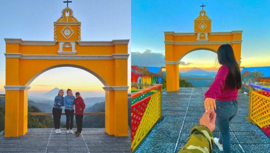 Mirador Las Nubes en Sololá cuenta con nuevo mirador inspirado en la Antigua Guatemala