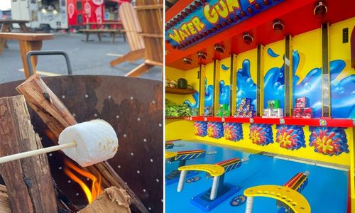Parque de foodtrucks en Naranjo Mall 2023