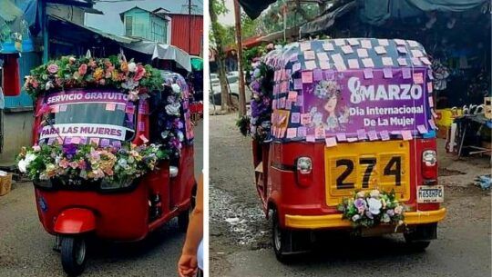 Regalaron viajes en Tuc Tuc para las mujeres guatemaltecas, marzo 2023