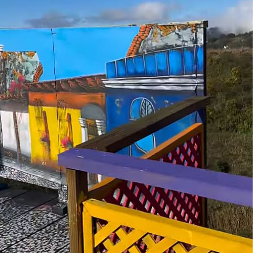 nuevo mirador inspirado en la Antigua Guatemala