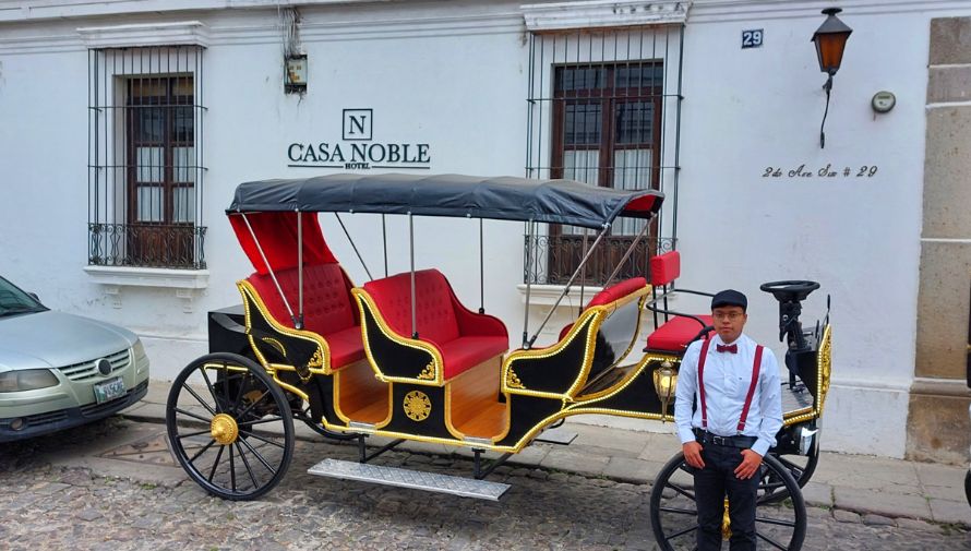 nuevos carruajes eléctricos en Antigua Guatemala 2023