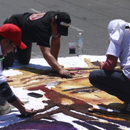 Alfombra de la Abuela Chucho Callejero 2023 artistas