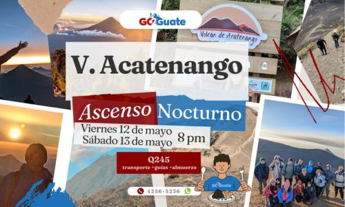 Ascenso nocturno al volcán Acatenango y Yepocapa 2023