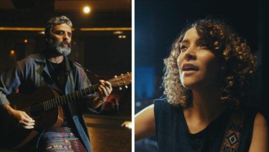 Así fue el detrás de cámaras del video «Luna de Xelajú» interpretado por Gaby Moreno y Oscar Isaac, marzo 2023 (6)