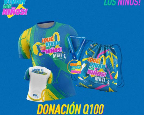 Carrera familiar «Qué Vivan los Niños» a beneficio de AYUVI en Guatemala 2023