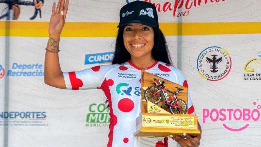 Jasmin Soto fue protagonista de la Clásica Nacional Ciudad de Anapoima 2023 en Colombia