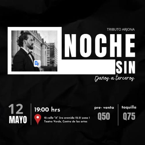 «Noche sin daños a terceros», tributo a Ricardo Arjona en Guatemala 2023