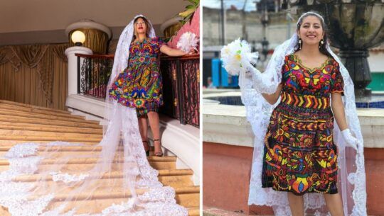 Telemundo destacó a Sucely Chuc y su emprendimiento de vestidos típicos de novia