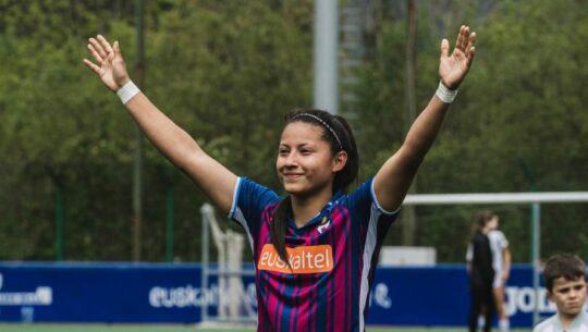 Andrea Álvarez ascendió con el SD Eibar a la Primera División de España