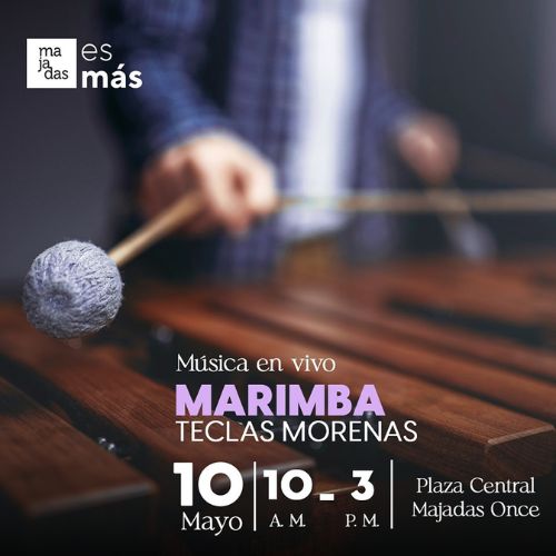 Concierto de marimba por el Día de la Madre en Majadas Once 2023