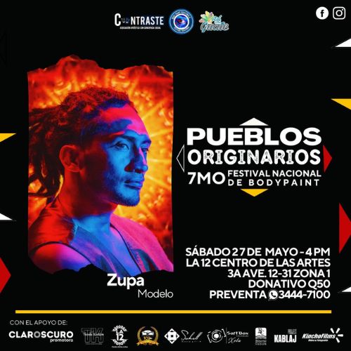 Festival Nacional de Pintura Corporal «Pueblos Originarios» en Guatemala 2023