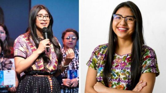 Ixlem Chen Sam, una de las jóvenes guatemaltecas que fue escogida Heroína de la Ciencia por Senacyt