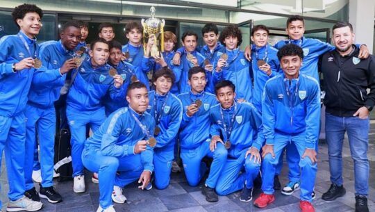 Selección Sub-15 de Guatemala regresó al país tras ganar el Torneo Sub-15 UNCAF 2023 (1)