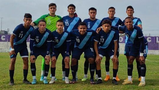 Selección Sub-20 de Guatemala ganó primer amistoso en el campamento en Argentina, mayo 2023