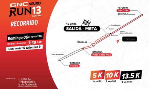 13 Carrera Neuro Run en Ciudad Guatemala 2023
