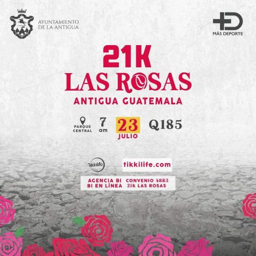 Carrera 21K Las Rosas en Antigua Guatemala 2023