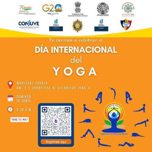 Celebración del Día Internacional del Yoga en Guatemala 2023