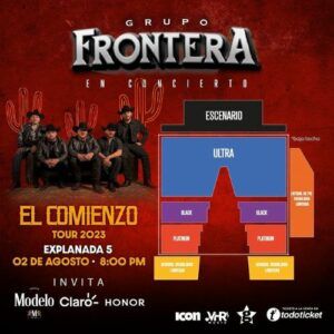 Concierto de Grupo Frontera en Guatemala Agosto 2023 