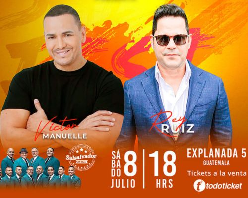 Concierto de Víctor Manuelle y Rey Ruíz en Guatemala 2023