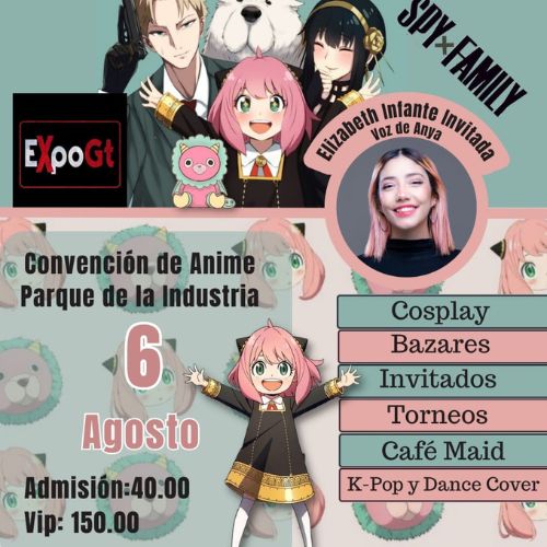Convención de anime «Expo GT» en Guatemala 2023