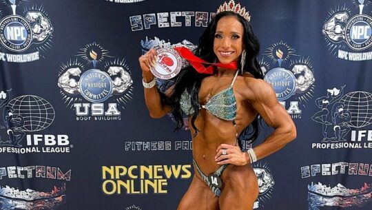 Ericka Morgan ganó bronce en el Spectrum Fitness Productions 2023