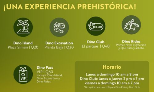 Experiencia Dino World en Miraflores 2023